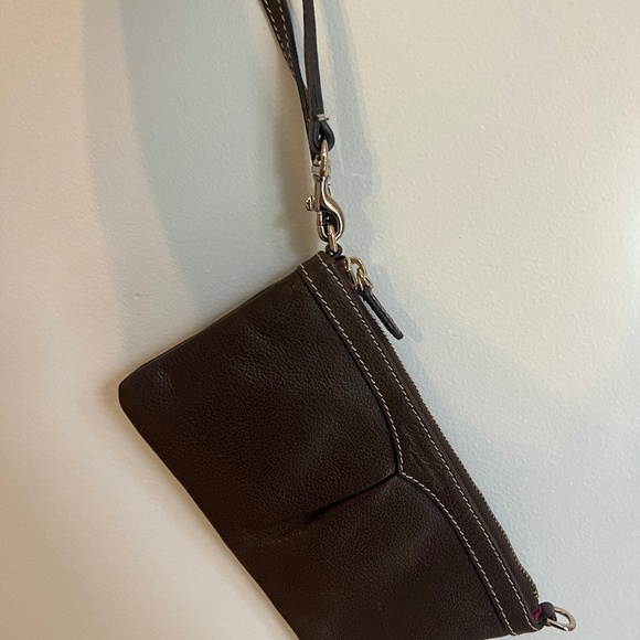 Dooney & Bourke Wristlet - Brown Leather - Picture 1 of 1